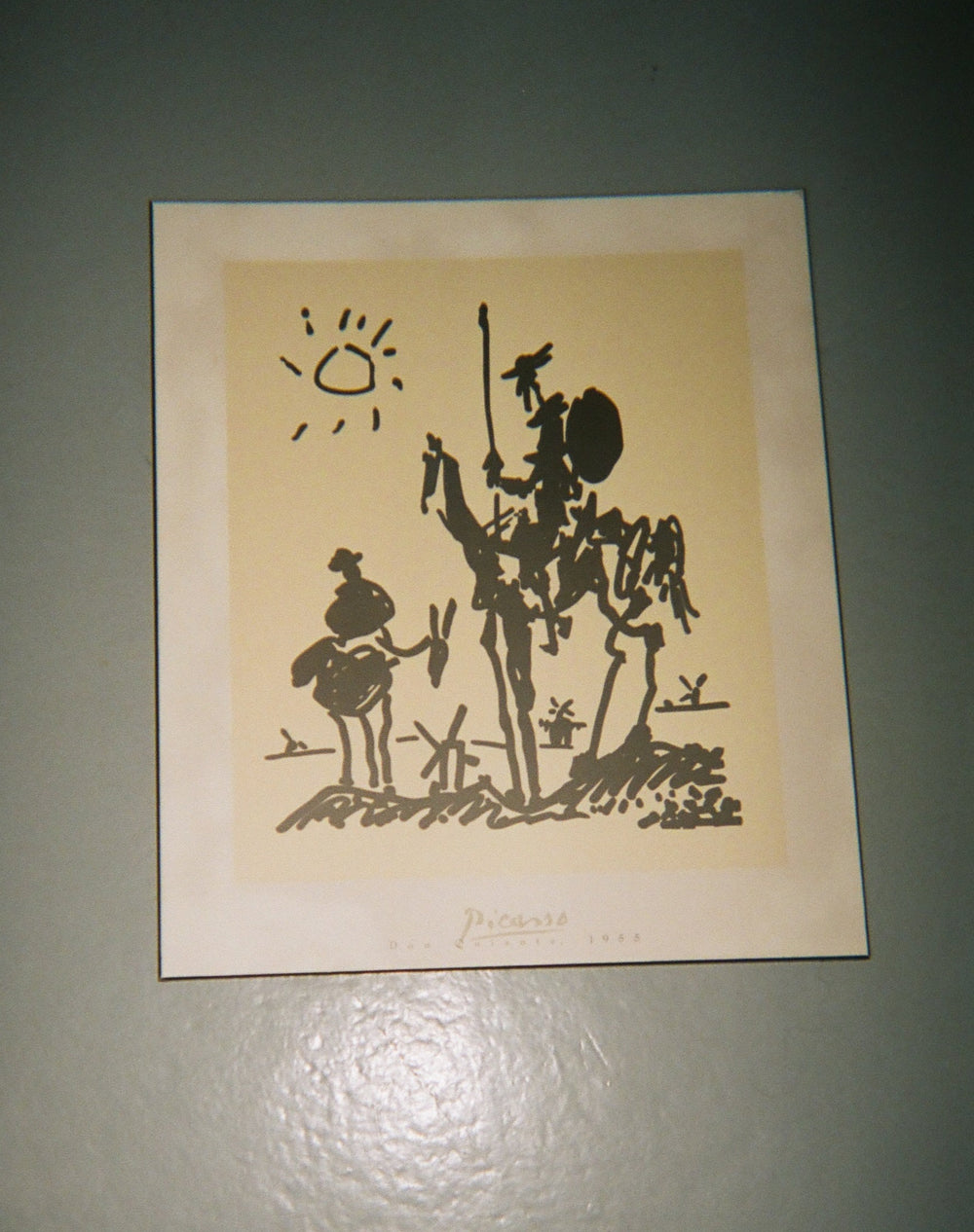 Picasso’s “ Don Quixote” Laminated print