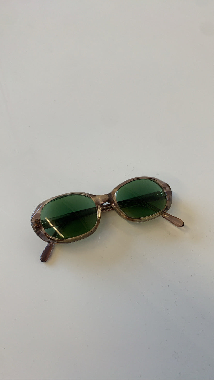 Vintage French Green Lens Sunnies