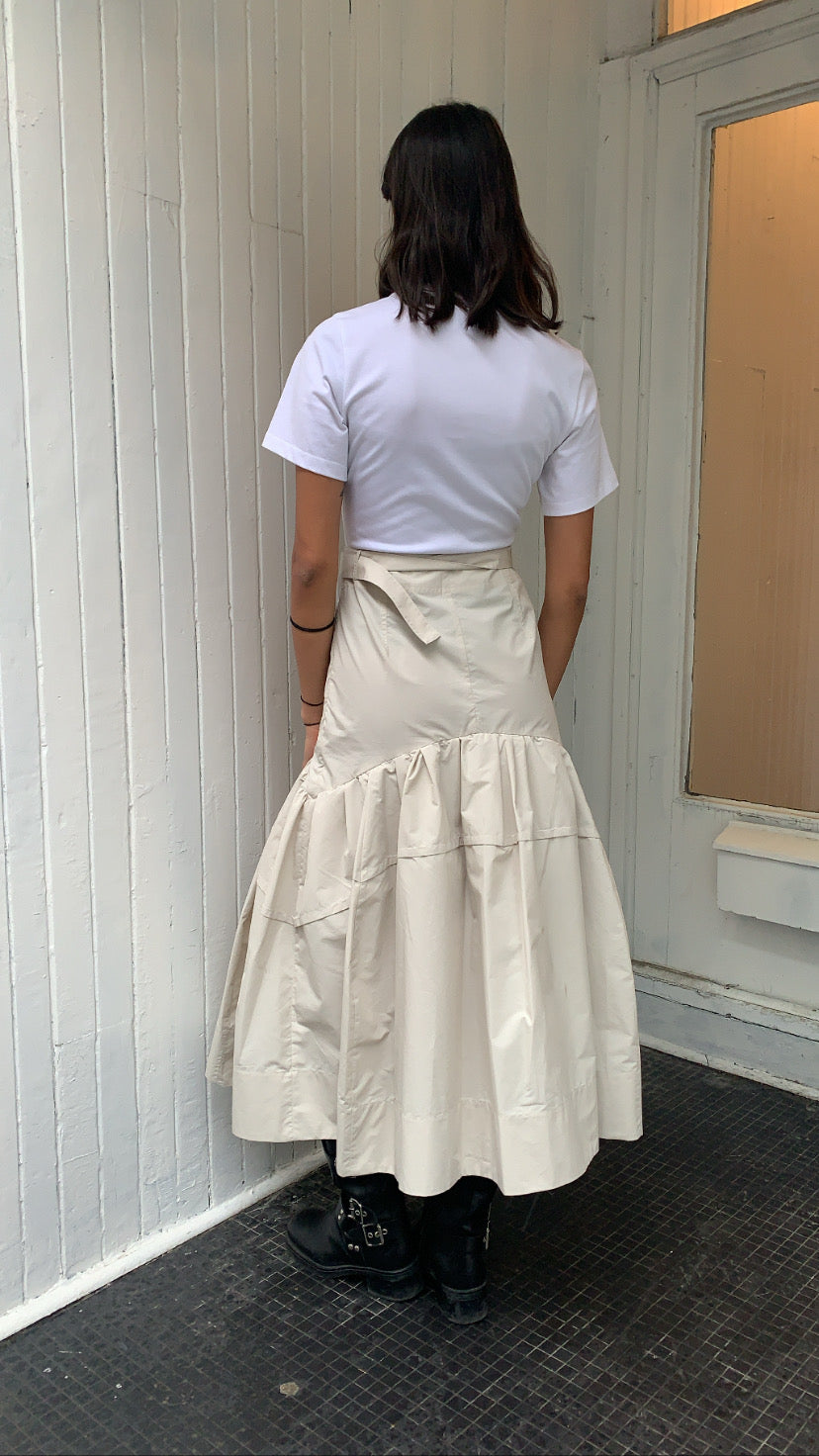3.1 Phillip Lim Multi-texture T-Shirt Dress With Belt