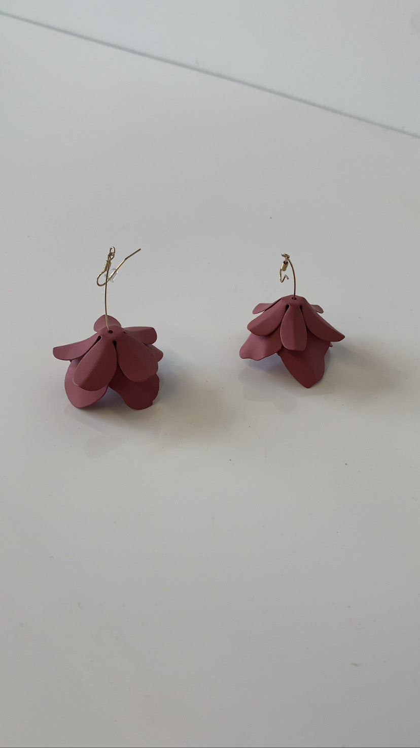 Origami Flower Earrings