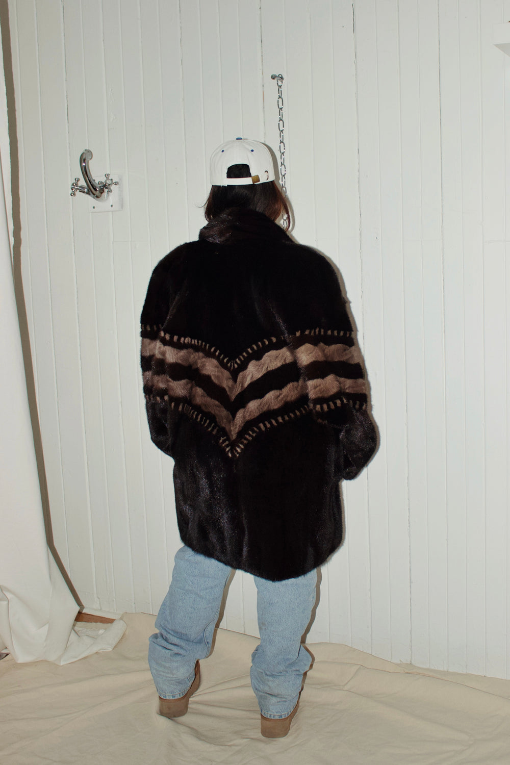 Le "V" Mink Fur Coat