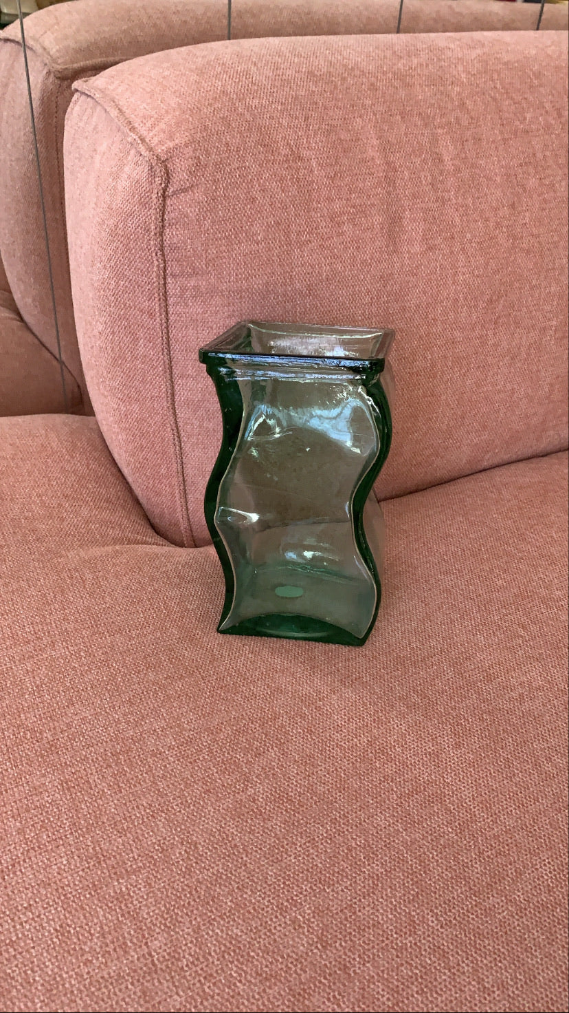 Le Wiggle Vase (Made from Recycled Glass)