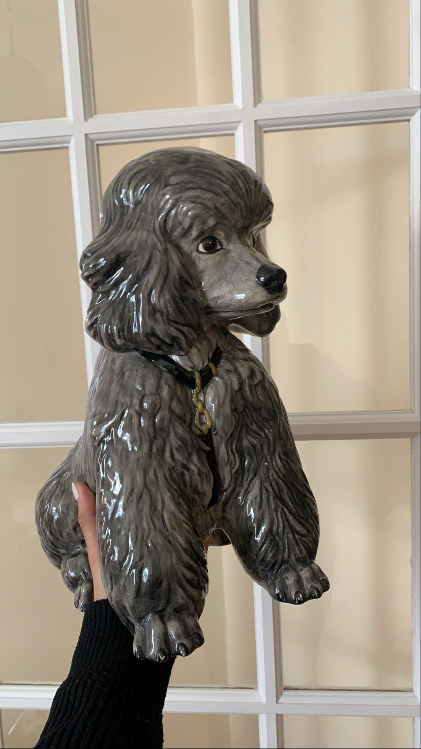 Life size Toy Poodle Statuette (Made In Italy)